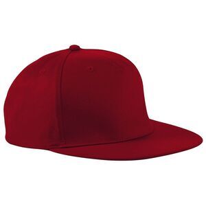 Beechfield Unisex 5 Panel Retro Rapper Cap / Burgundy